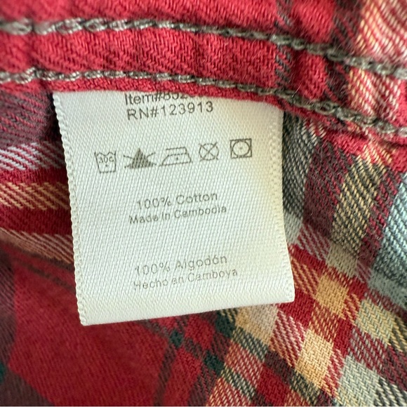 JACHS Girlfriend Blue and‎ Red Paisley Shirt - Picture 4 of 4